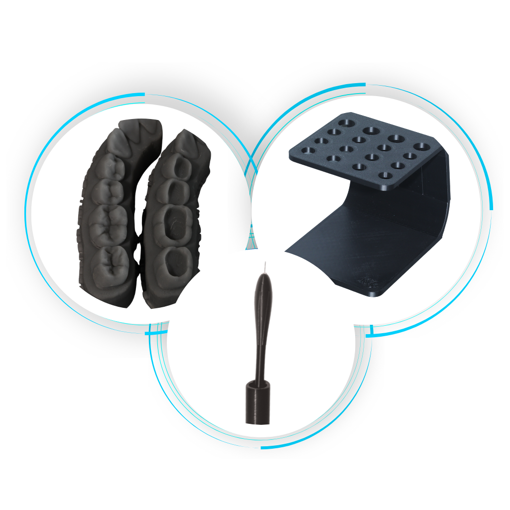 Kit de Dentistica - Morphopen, Modelo Cavitado e suporte de resina