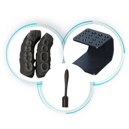 Kit de Dentistica - Morphopen, Modelo Cavitado e suporte de resina